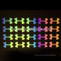 Pegatinas de papel reflectante de calor de impresión de pantalla en color Aurora Rainbow